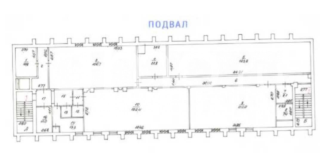 Планировка офиса 4506.8 м², 1 этаж, Административное здание «г Москва, Профсоюзная ул., 67»
